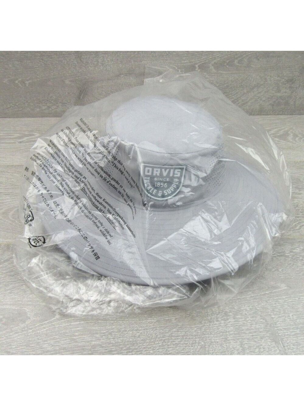 Orvis Wide-Brim Performance Sun Hat Titanium Grey One Size Fit NEW - Picture 12 of 12